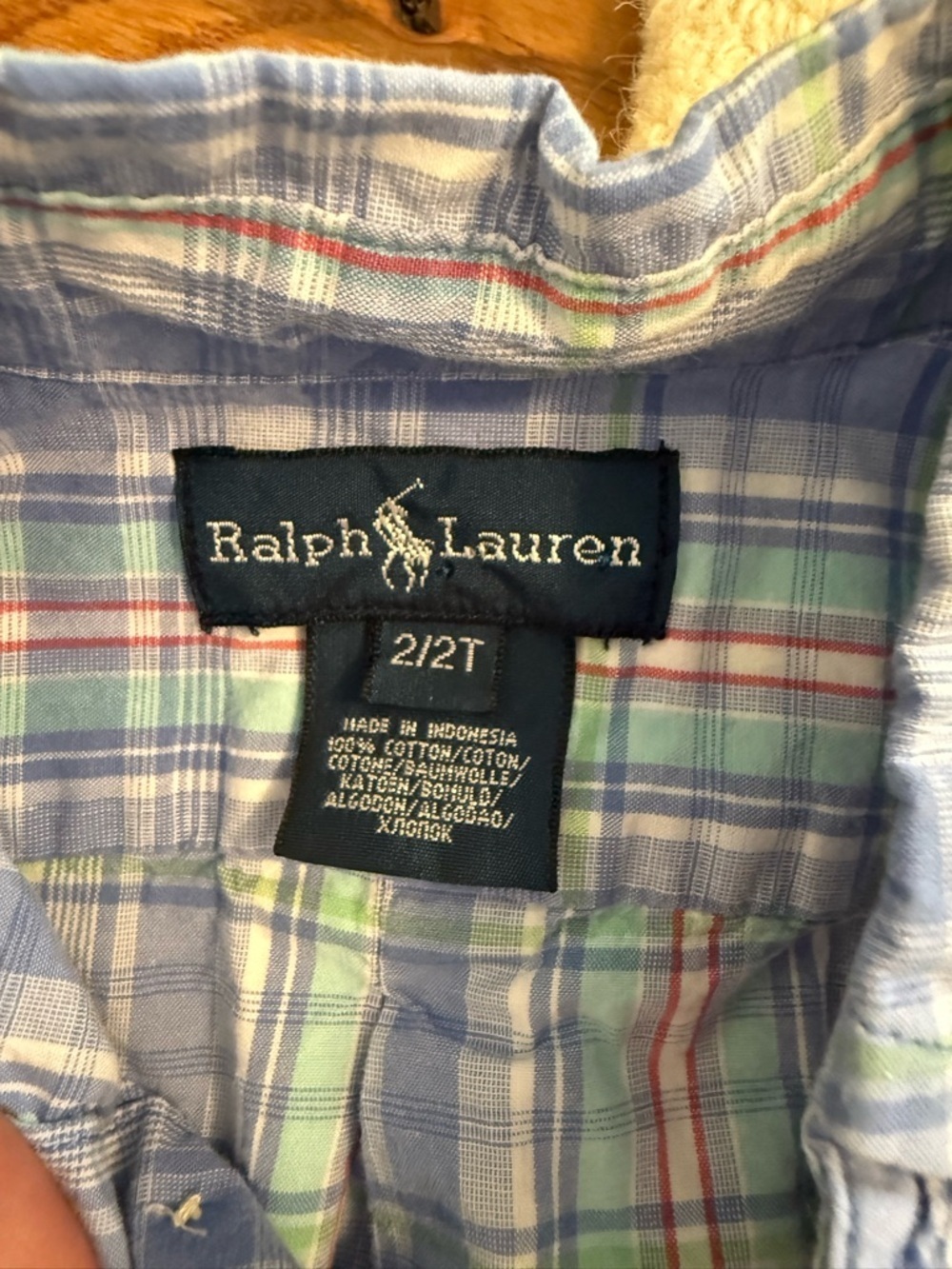 Bundle of 3 Toddler Boy Short Sleeve Button Down Shirts size 2T Ralph Lauren - Picture 5 of 12